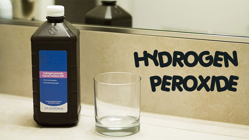 Súc miệng với hydro peroxit 