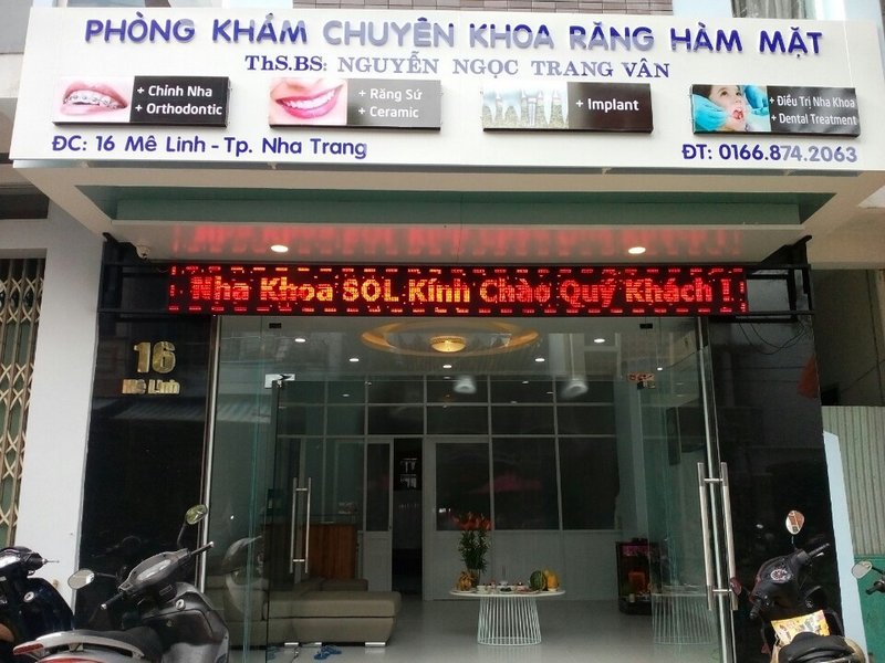 Phòng khám nha khoa SOL uy tín tại Nha Trang