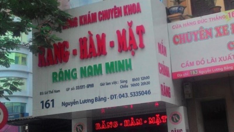 Phòng khám nha khoa Nam Minh quận Đống Đa, Hà Nội