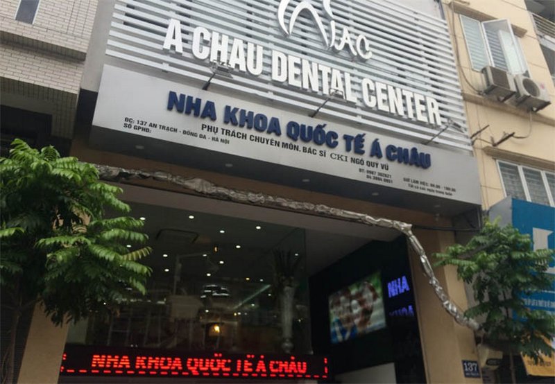 Phòng khám nha khoa Quốc Tế Á Châu uy tín tại Hà Nội